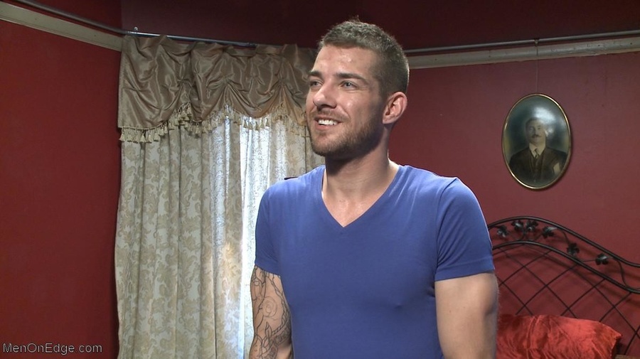 Sexy stud gets roped and gagged for deep as - XXX Dessert - Picture 1