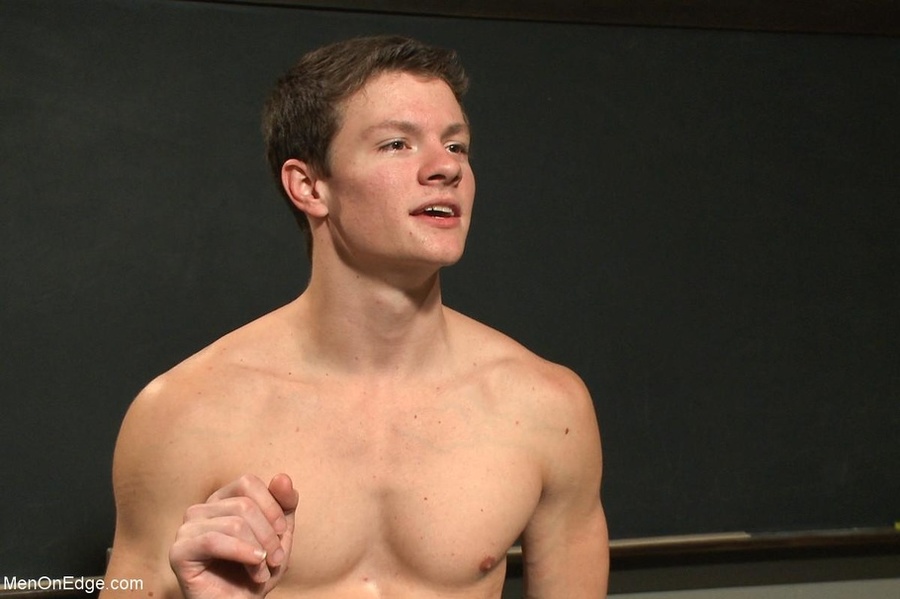 Good looking teenage dude gets used by two  - XXX Dessert - Picture 16