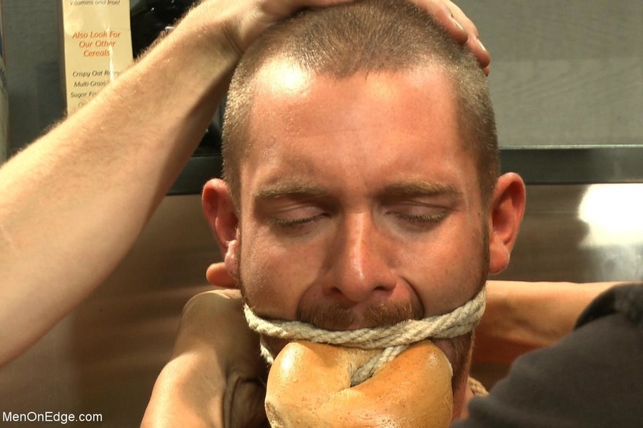 Bald dude gets tied up, drilled and sucked  - XXX Dessert - Picture 2