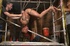 Muscled fireman gets tied up and fucked by his coworkers