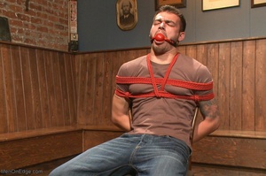 Handsome dude gets tied up and used by a - XXX Dessert - Picture 2
