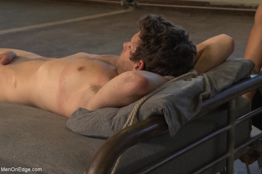 Young man gets tied up and sucked off by a  - XXX Dessert - Picture 14