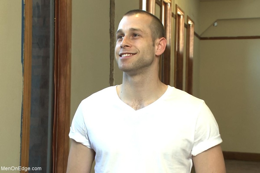 Bald dude with a large dick gets tied up an - XXX Dessert - Picture 1