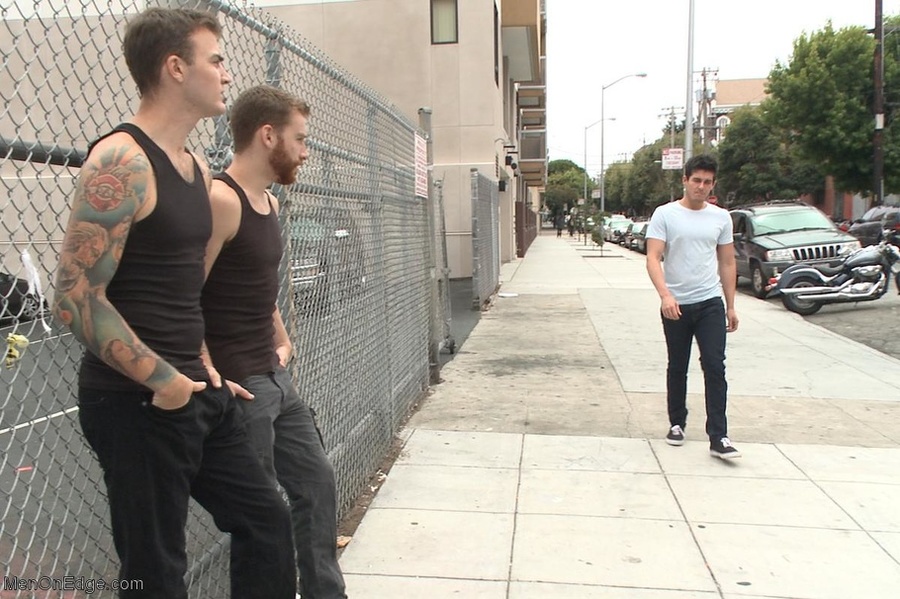 Young man gets bound and used by two domina - XXX Dessert - Picture 1