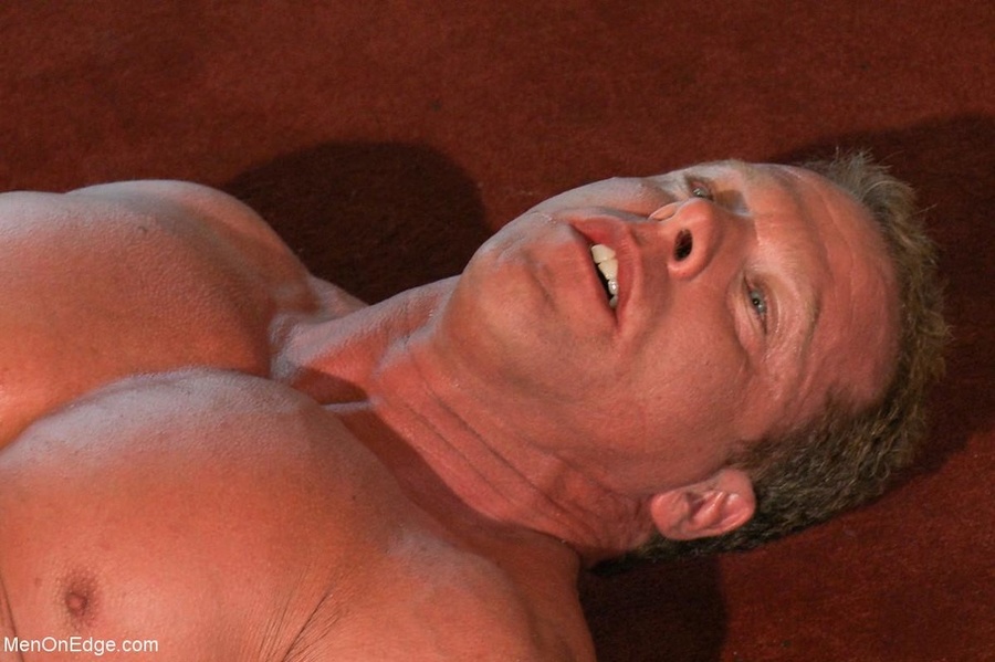 Muscled man gets tied up and jerked off by  - XXX Dessert - Picture 9