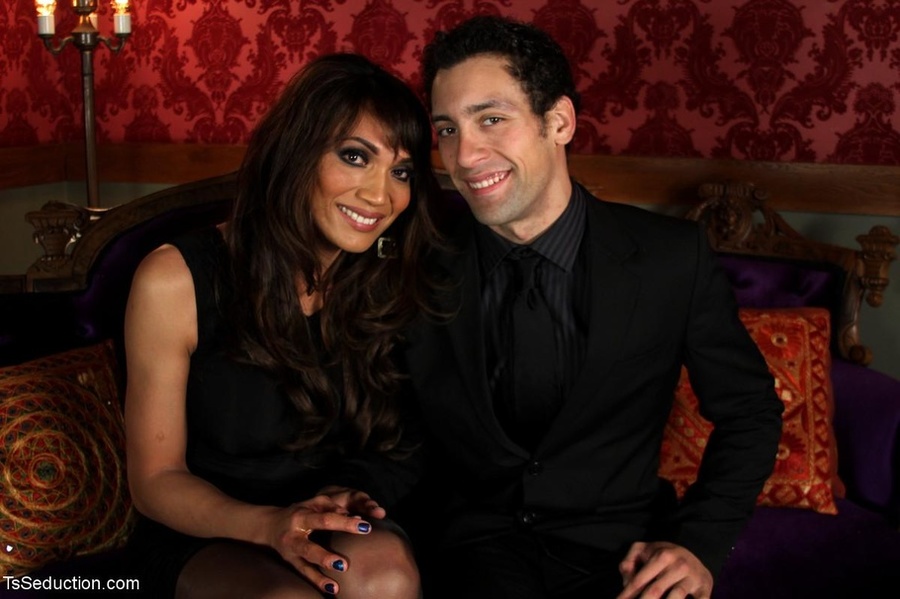 Shemale and her boy toy share a fetish for  - XXX Dessert - Picture 1