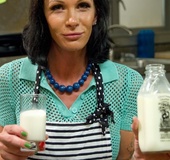 Milkman gets the anal bang of his life from a menacing transexual housewife