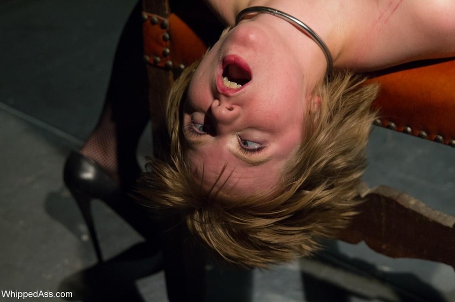 Blonde slut in bondage gets ass whipped and drilled - XXXonXXX - Pic 17