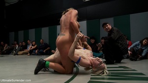 Horny lesbian babes having nasty fun in the ring - XXXonXXX - Pic 17