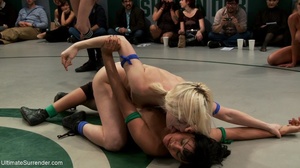 Blondes and brunettes having nasty fun in the ring - Picture 13