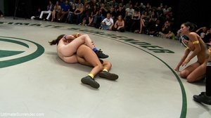 Passionate lesbian sluts are ready for some nasty wrestling - Picture 7
