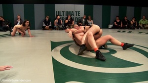 Strong lesbian sluts are ready for hot wrestling right now - Picture 16