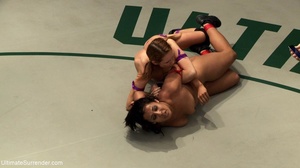 Two passionate sluts are into wrestling and sex toys - Picture 8