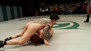 Wrestling sluts are ready for a freaky o - Picture 13