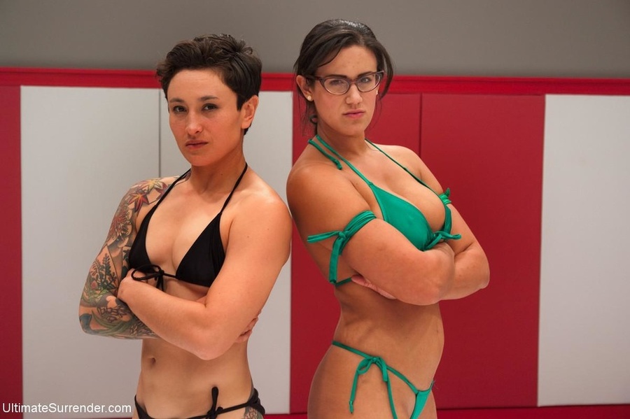 Brunette sluts are ready for a real lesbian - XXX Dessert - Picture 2