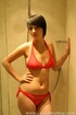 all natural brunette bikini