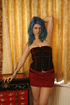 punk chick miniskirt shows