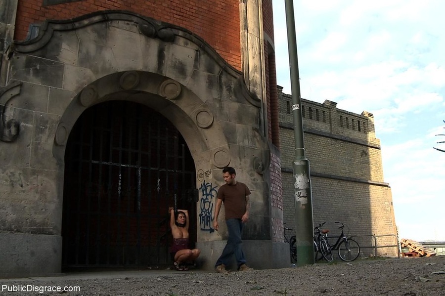 Public shaming caps off a dark-haired cutie - XXX Dessert - Picture 16