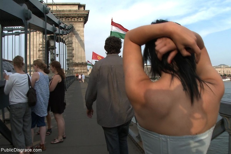 Slut’s strapless dress is open in the front - XXX Dessert - Picture 16