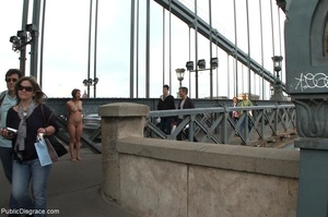 Public nudity punishes this slave for he - Picture 7