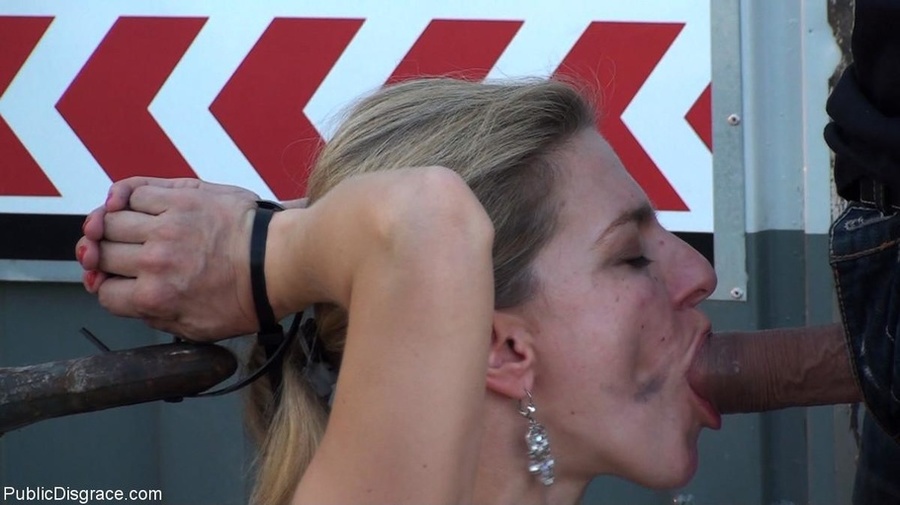 During outdoor hardcore play, a submissive  - XXX Dessert - Picture 14