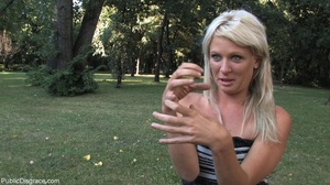 During public fucking, a spritely blonde - Picture 18