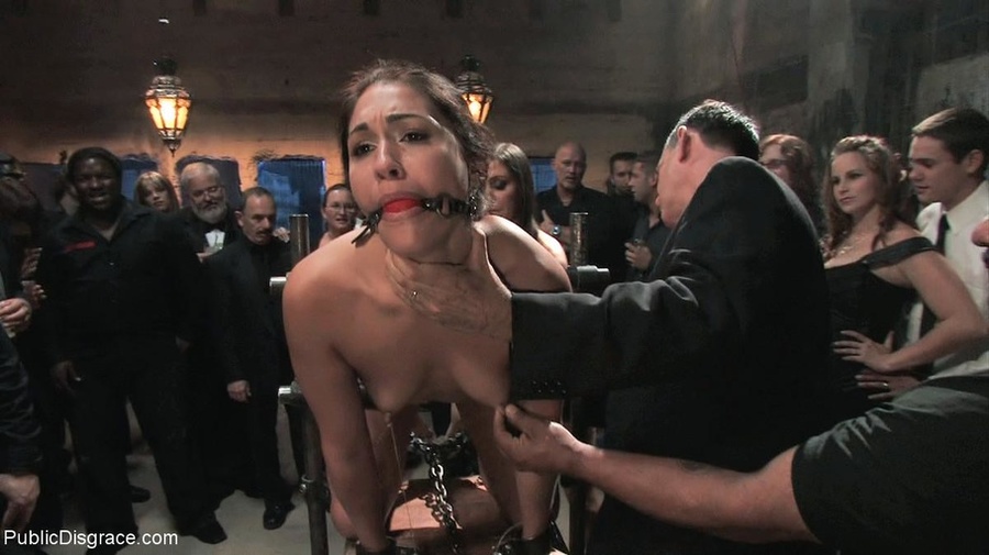 Ball-gagged slave endures rough treatment a - XXX Dessert - Picture 4