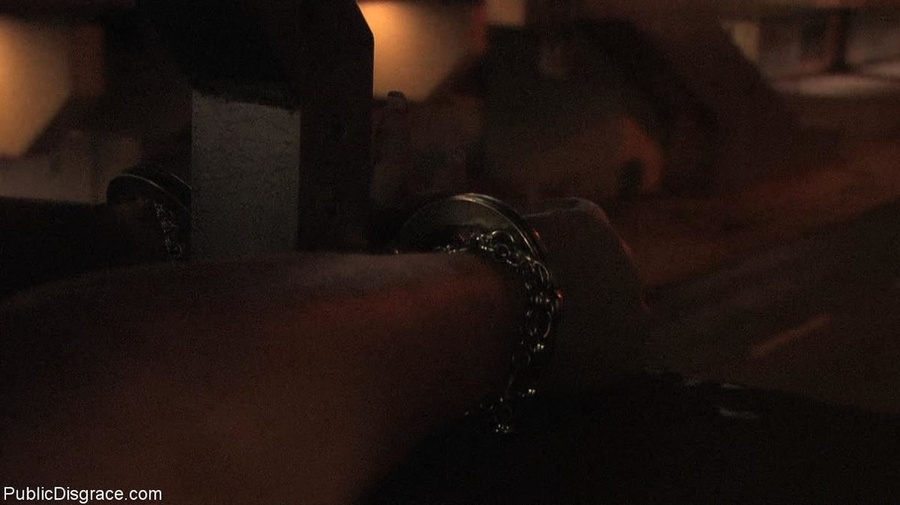 Girl’s wrists are cuffed as she gives a nig - XXX Dessert - Picture 4