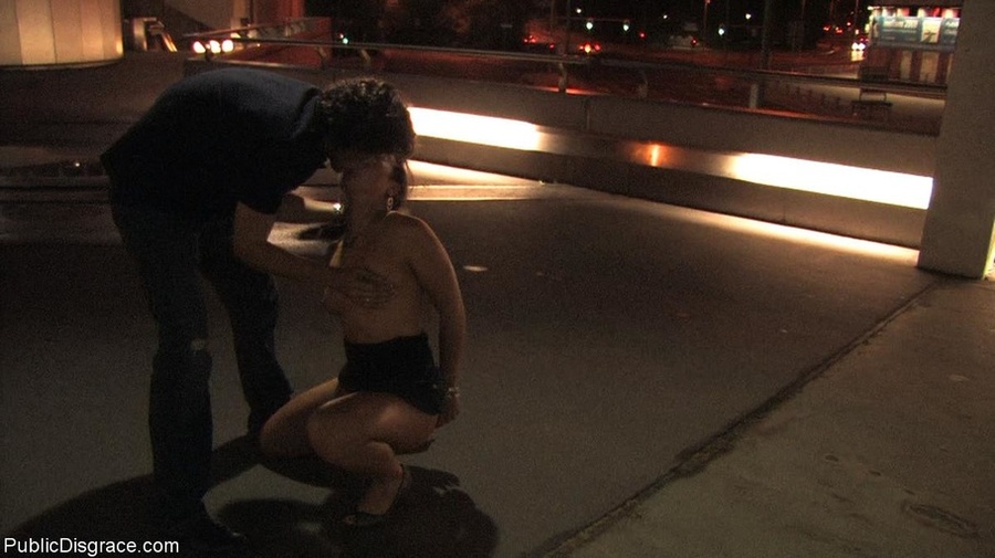 Girl’s wrists are cuffed as she gives a nig - XXX Dessert - Picture 8