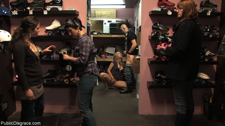 As part of her slave training, a hot blonde - XXX Dessert - Picture 10