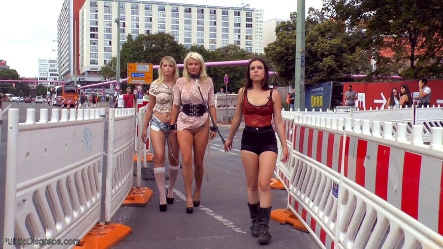 Ladies in lace and black heels are led arou - XXX Dessert - Picture 7