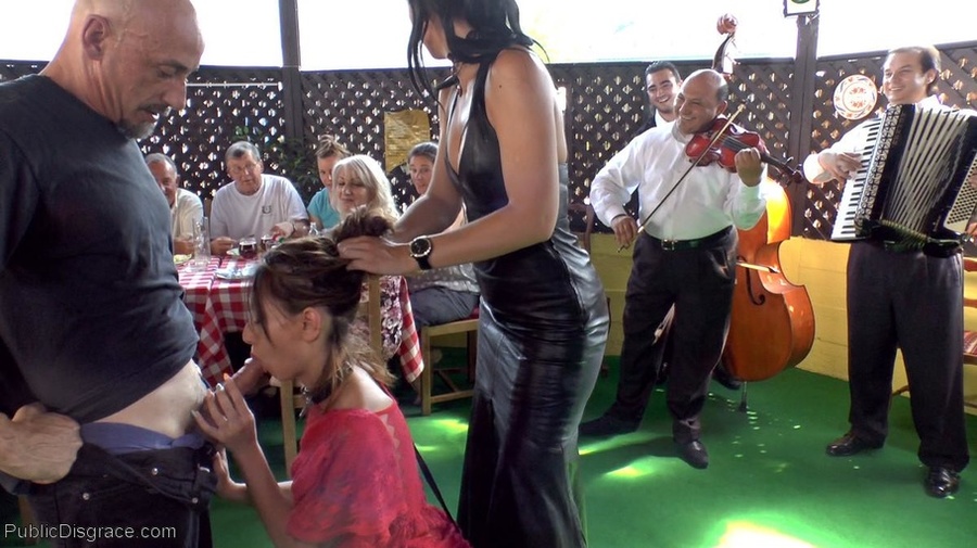 Tourists take photos of a slave who is made - XXX Dessert - Picture 11