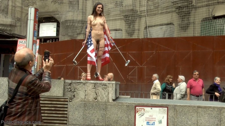 Gal with a hairy cunt disrespects an Americ - XXX Dessert - Picture 10