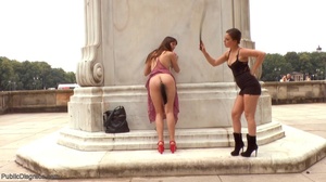Public nudity and spanking prime a babe  - Picture 8