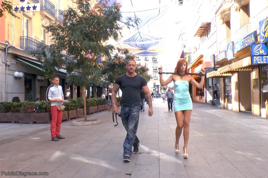 Leggy chica with long hair is led around in - XXX Dessert - Picture 9