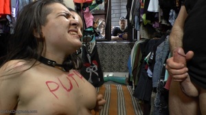 Teen slut is taken to a clothing store,  - Picture 11