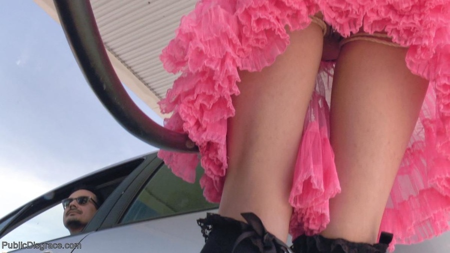Babe in a sexy black and pink ensemble must - XXX Dessert - Picture 7