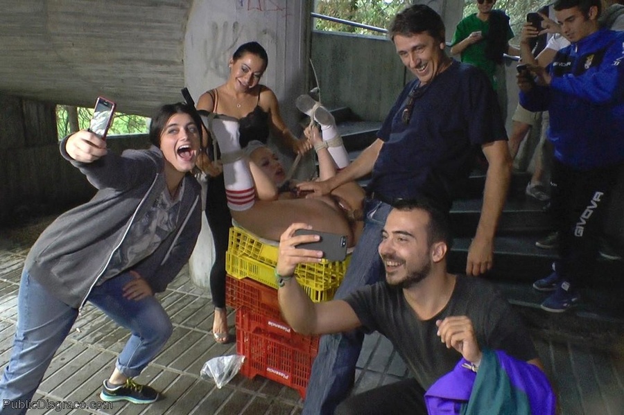 Babe in a babydoll dress is gagged and put  - XXX Dessert - Picture 15