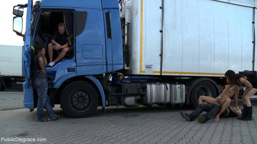 Truckers take advantage of a bombshell’s wi - XXX Dessert - Picture 15