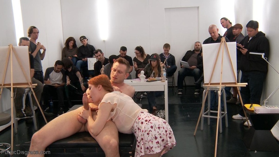 Young lady behaves very badly at an art cla - XXX Dessert - Picture 10