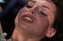 Demure youngster is bound and covered in milk during a hardcore BDSM assembly.