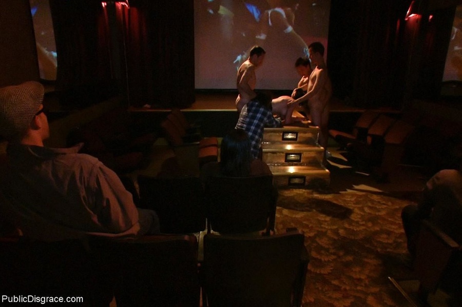 Sucking dick through a glory hole warms up  - XXX Dessert - Picture 11