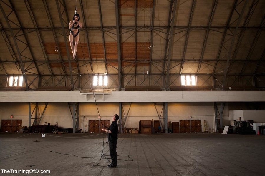 During slave training in a large warehouse, - XXX Dessert - Picture 7