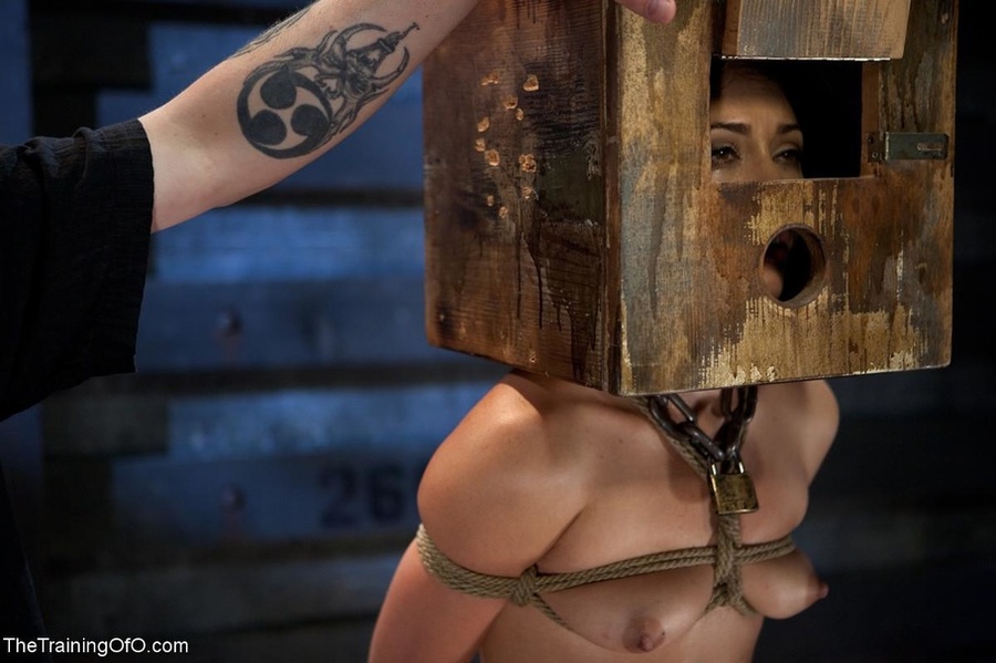 Hottie’s head is covered with a heavy woode - XXX Dessert - Picture 17