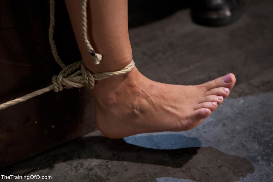 Good-looking girl grimaces as clothespins a - XXX Dessert - Picture 16