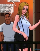 Blondie with glasses just wants a big dick in her tight butt. Bad Lieutenant