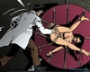Dark haired slave squirts and gets a mouthful of nasty jizz. Harem Horror
