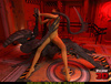 Skinny babe gets fucked and facialized by a a horny alien
