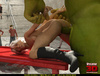 Well hung Hulk fucks a blonde whore in the street