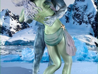 Iceman fucking a green slut with so much passion - Picture 2
